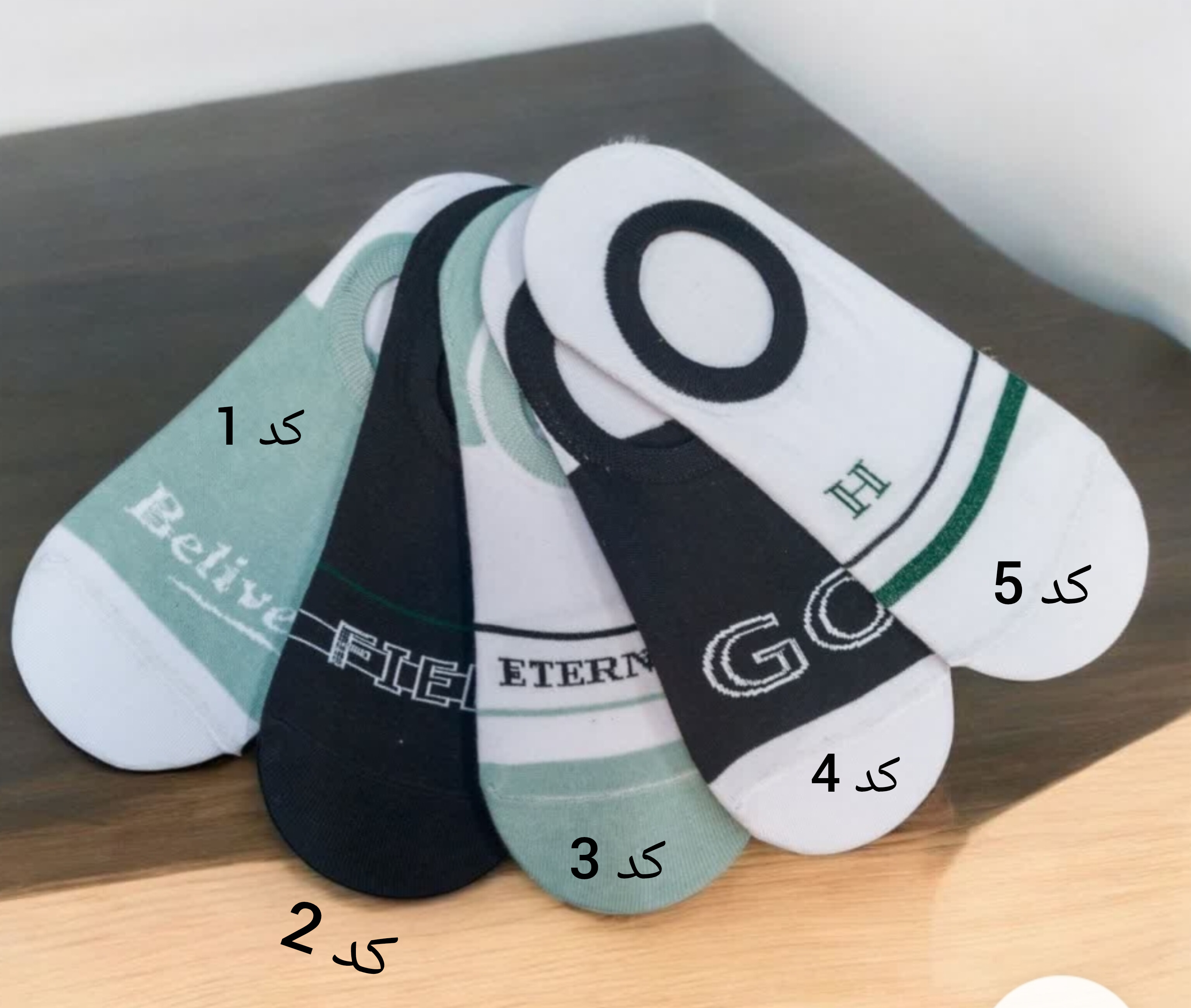 جوراب کالج زنانه نخ پنبه فانتزی و ترکیبی تا قوزکی از کالکشن معین