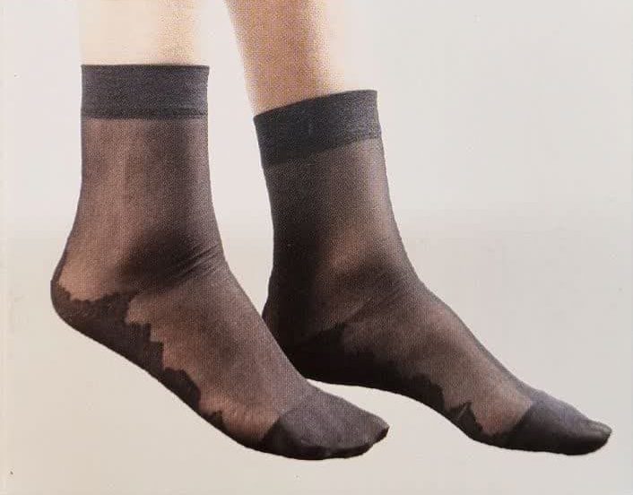 جوراب پارازین کفه دار مشکی برند هانی زنانه