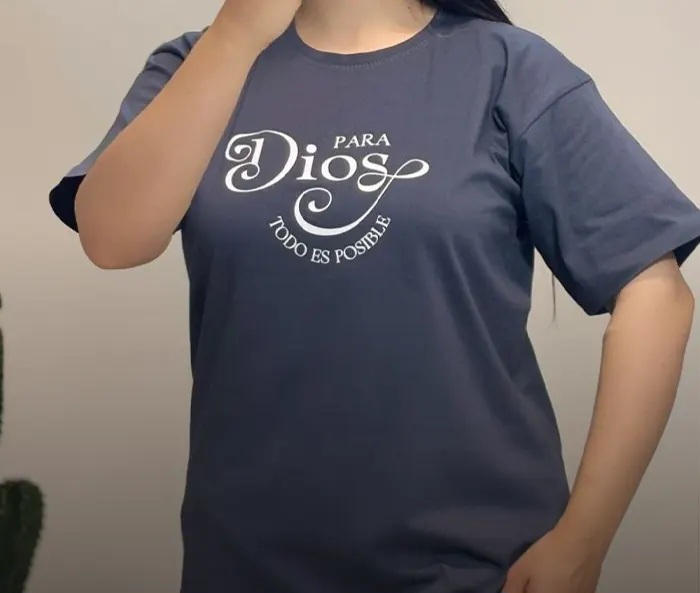 تیشرت برند diosp زنانه راحتی و سبک جنس پنبه پلی استر