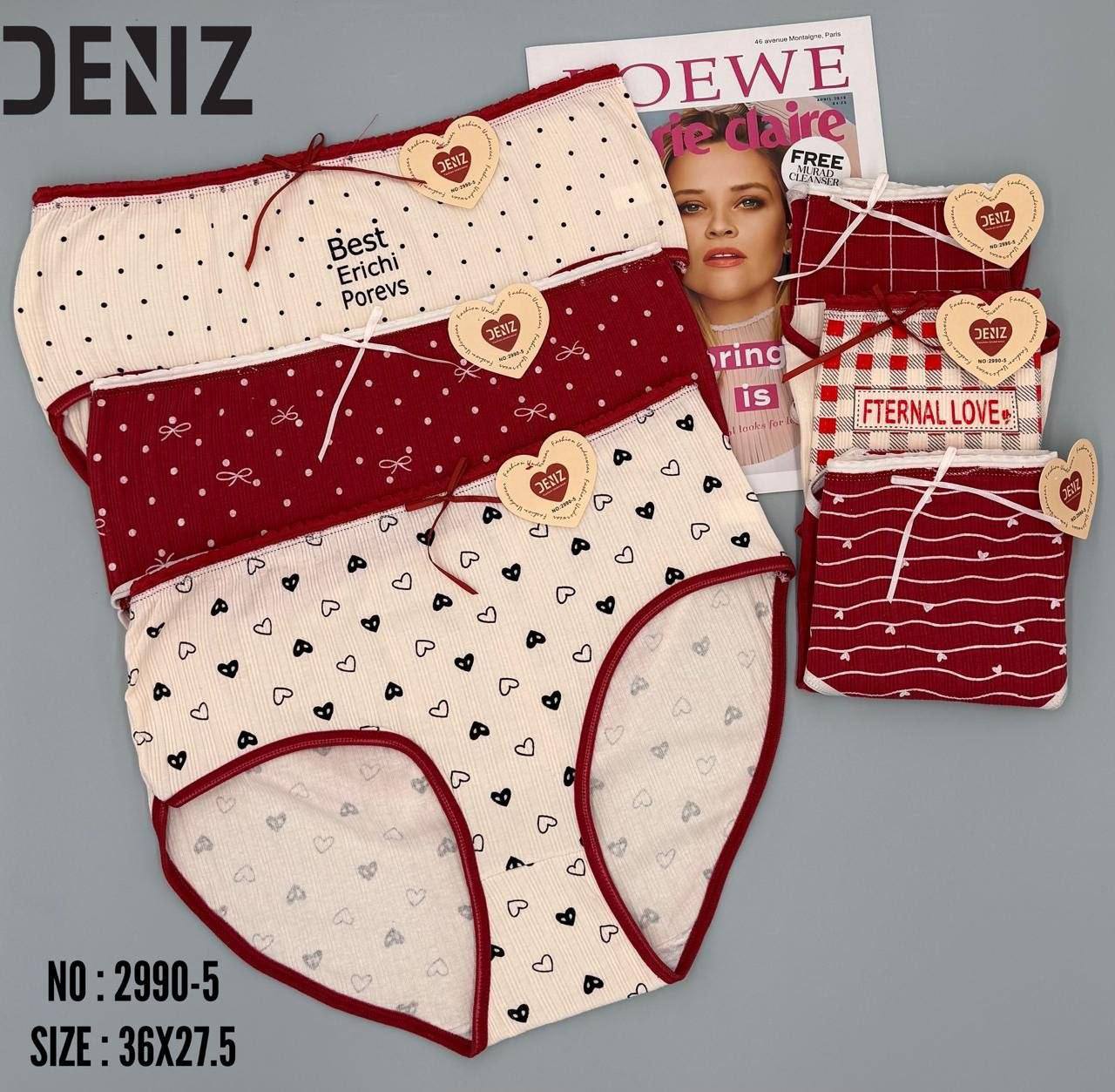 شورت نخ پنبه عروسکی وارداتی برند دنیز ضد حساسیت